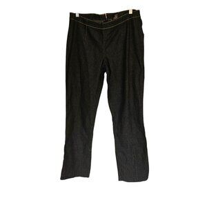 Bisou Bisou Jeans Size 8 Blue wide leg Zip hem